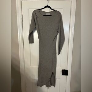 Modern Citizen Charcoal Long Sleeve Dress